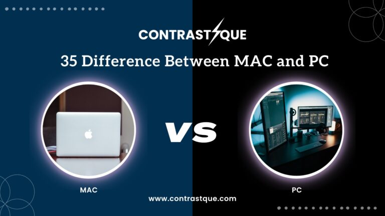 35 Difference Between MAC and PC