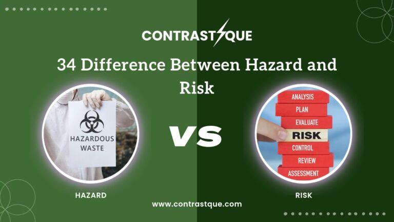 34 Difference Between Hazard and Risk