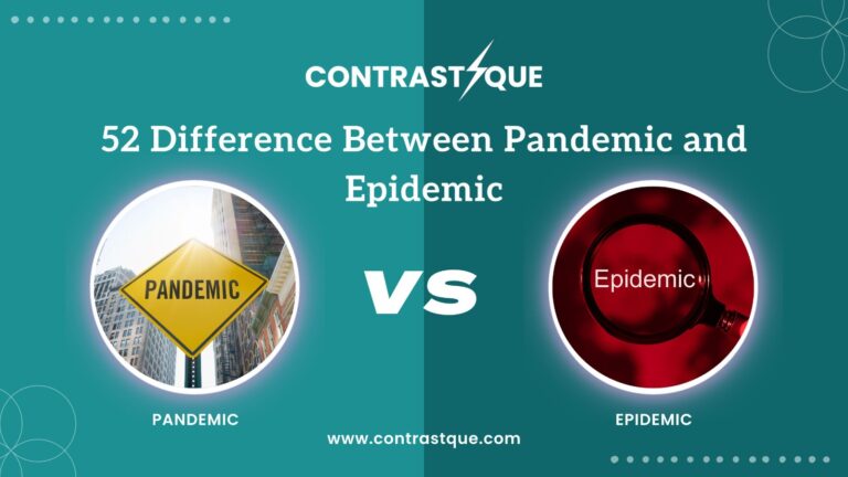 52 Difference Between Pandemic and Epidemic