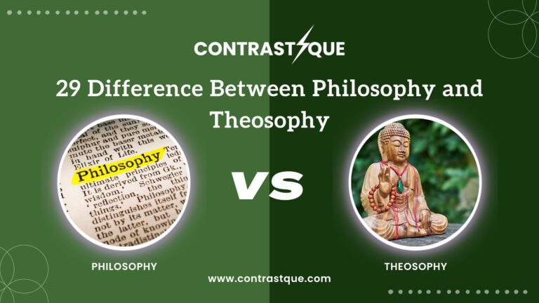 29 Difference Between Philosophy and Theosophy