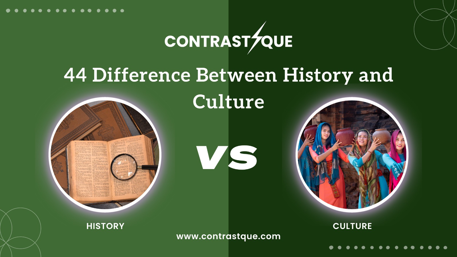 44 Difference Between History and Culture