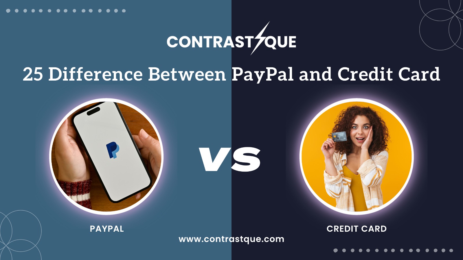 25 Difference Between PayPal and Credit Card