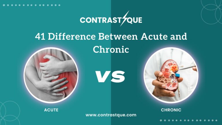 41 Difference Between Acute and Chronic