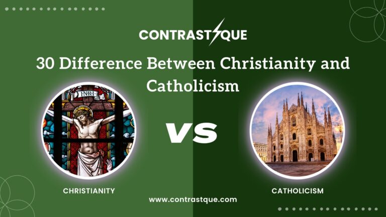 30 Difference Between Christianity and Catholicism