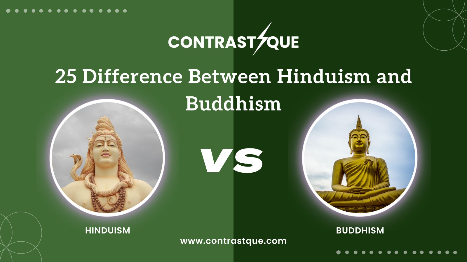 25 Difference Between Hinduism and Buddhism