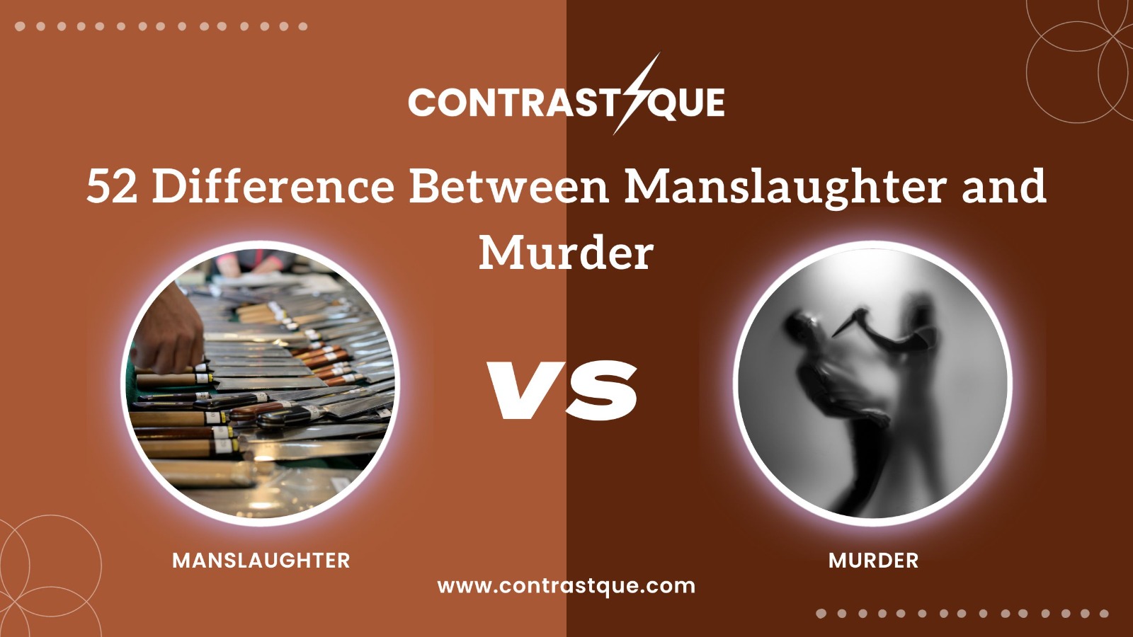 52 Difference Between Manslaughter and Murder