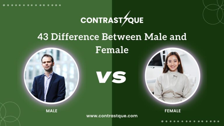 43 Difference Between Male and Female