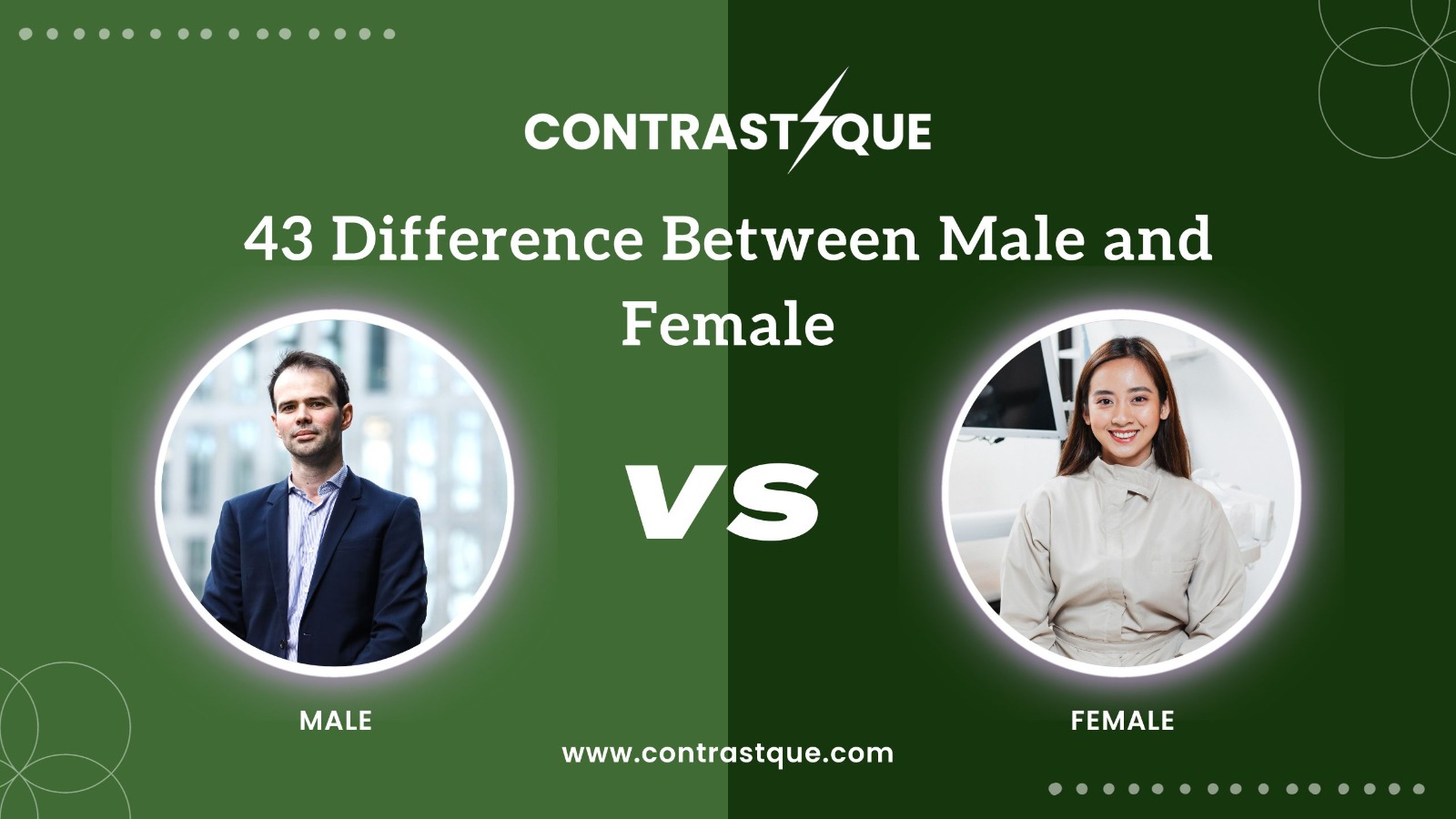 43 Difference Between Male and Female