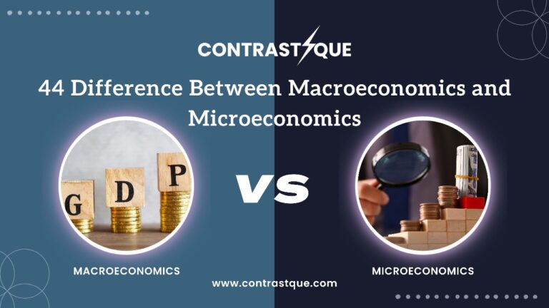 44 Difference Between Macroeconomics and Microeconomics