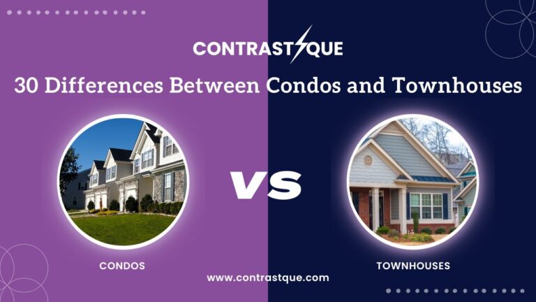 30 Differences Between Condos and Townhouses