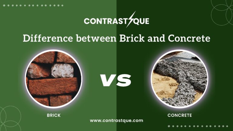 29 Difference between Brick and Concrete