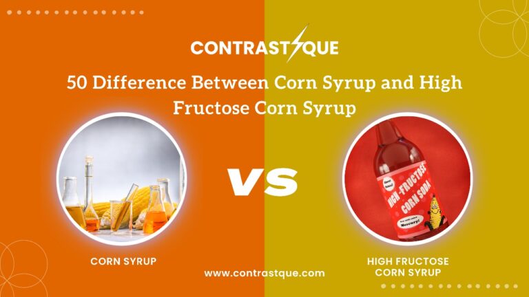 50 Difference Between Corn Syrup and High Fructose Corn Syrup