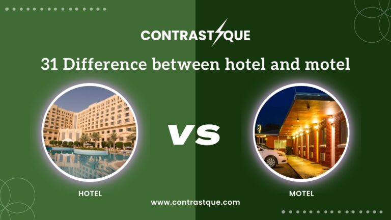 31 Difference between hotel and motel