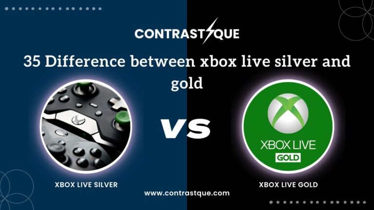 35 Difference between xbox live silver and gold