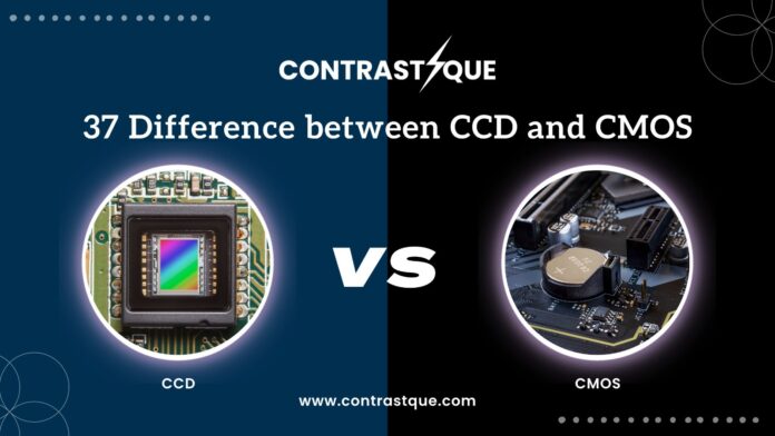 37 Difference between CCD and CMOS