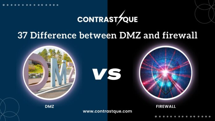 37 Difference between DMZ and firewall