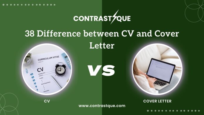 38 Difference between CV and Cover Letter