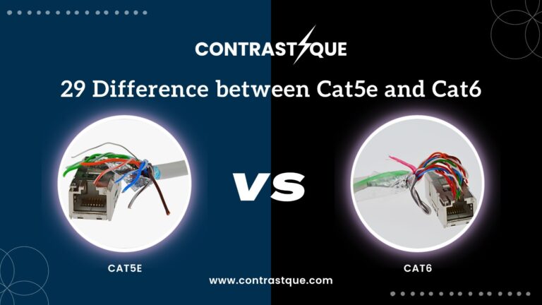 29 Difference between Cat5e and Cat6