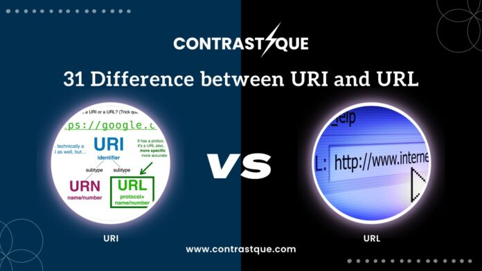 31 Difference between URI and URL