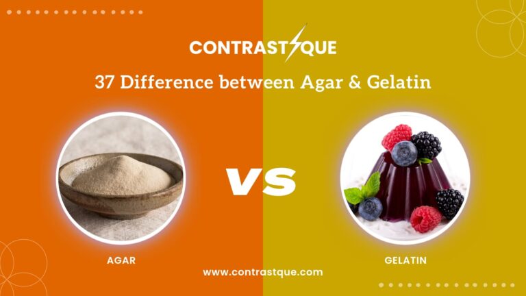 37 Difference between Agar and Gelatine